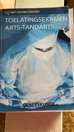 Boek toelatingsexamen arts-tandarts, Boeken, Verzenden, Zo goed als nieuw, Hoger Onderwijs