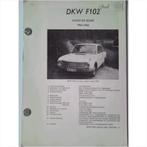 DKW Auto Union F102 Vraagbaak losbladig 1964-1966 #2 Nederla, Utilisé, Enlèvement ou Envoi