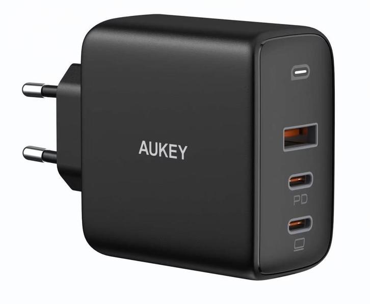 Aukey PA-B6S 65W GaN USB-C lader – gebruikt, Telecommunicatie, Mobiele telefoons | Telefoon-opladers, Gebruikt, Ophalen of Verzenden
