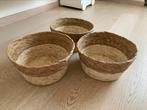 Set van 3 identieke manden - nieuw, Ophalen, Mand, Rond, Nieuw