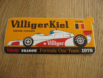 Autocollant Vintage Shadow Formula One Team 1978 Zolder Good, Enlèvement ou Envoi, Neuf, Voiture ou Moto