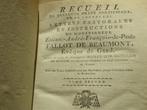 1809 Recueil de quelques brefs pontific. Fallot de Beaumont, Enlèvement ou Envoi
