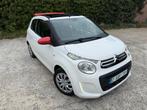 Citroën C1 1.0 VTi Airscape Feel – BTW-wagen – Cabrio dak, Auto's, Voorwielaandrijving, Stof, C1, Wit