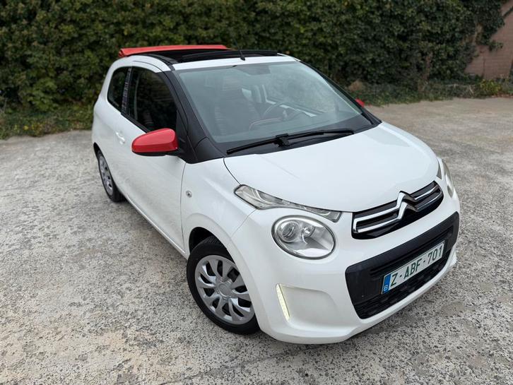 Citroën C1 1.0 VTi Airscape Feel – BTW-wagen – Cabrio dak, Auto's, Citroën, Particulier, C1, Benzine, Euro 6, Stadsauto, 3 deurs