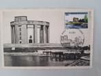 Postkaart Nieuwpoort West-Vlaanderen Postzegel FDC Albert I, Ophalen of Verzenden, Ongelopen, West-Vlaanderen