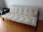 Karup design slaapbank zwart beige Japans futon katoen, Ophalen, 90 cm, Beige, Zo goed als nieuw