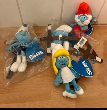 4 smurfmarionetten NIEUW in verpakking (4stuks voor 30€) beschikbaar voor biedingen