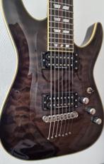 Schecter C-7 Custom 2011, See-Thru Black, Comme neuf, Autres marques, Solid body, Enlèvement