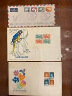 Fdc Suriname 1958 en 1963, Postzegels en Munten, Postzegels | Eerstedagenveloppen, Ophalen of Verzenden