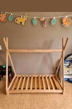 Kinderbed Montessori hout, Ophalen, Zo goed als nieuw, Matras
