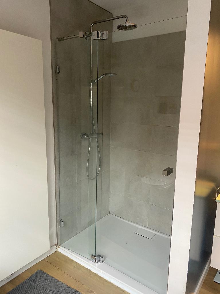 Douchedeur - DRAAIDEUR PASPARTOE 75-95 H200 HELDER-CHROOM, Huis en Inrichting, Ophalen, Gebruikt