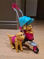 Barbie puppy en kinderwagen, Kinderen en Baby's, Ophalen of Verzenden, Zo goed als nieuw