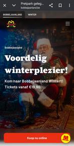 Bobbejaanland Wintert 4 TICKETS
