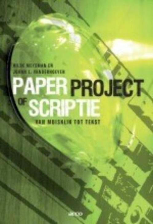 Paper project of scriptie van muisklik tot tekst, Livres, Livres d'étude & Cours, Comme neuf, Enseignement supérieur professionnel