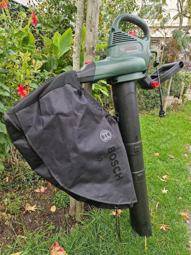 Bladblazer, Tuin en Terras, Bladblazers, Zo goed als nieuw, Handgedragen, Elektrisch, Met opvangzak, Met versnipperfunctie, Met zuigfunctie