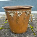 Seau à champagne ancien en cuivre avec motif de raisin., Enlèvement, Cuivre