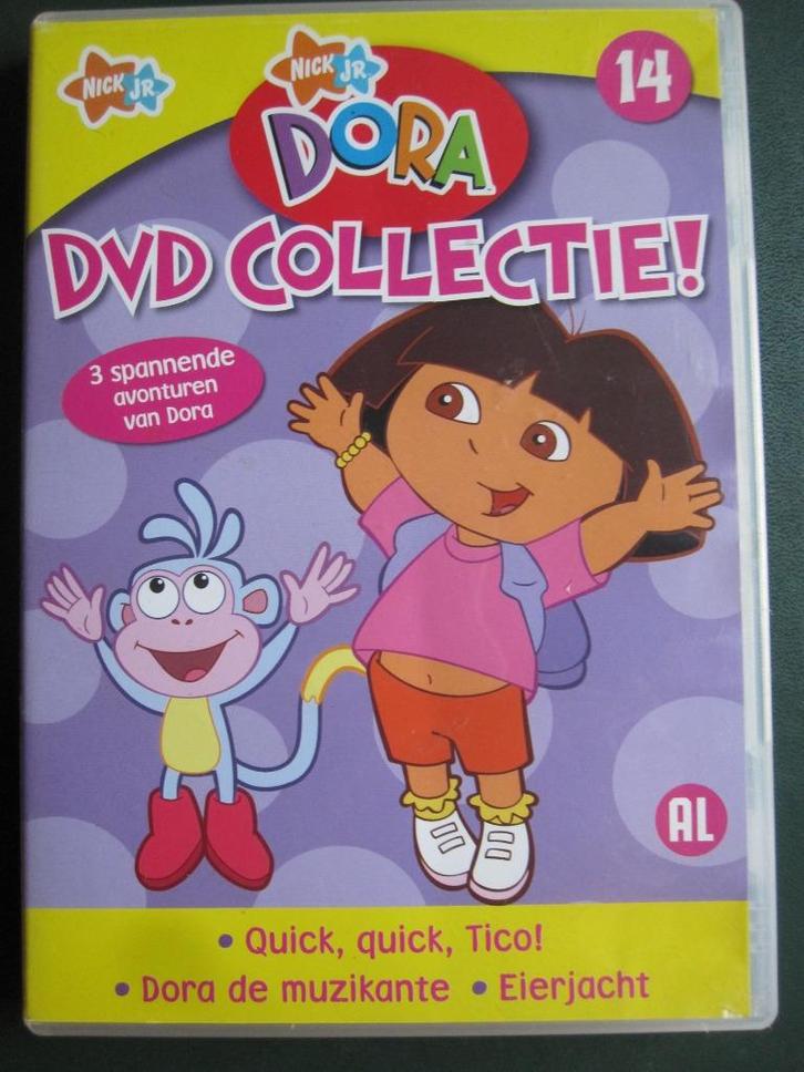 Dora DVD collectie! 14, Cd's en Dvd's, Dvd's | Tekenfilms en Animatie, Zo goed als nieuw, Amerikaans, Tekenfilm, Alle leeftijden