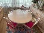 Complete eerkamet set in lichtroze, Ophalen, Gebruikt, 4 tot 6 stoelen