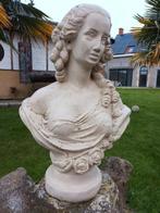 Prachtige zware betonnen buste, Tuin en Terras, Tuinbeelden, Ophalen, Gebruikt