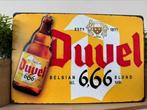 Metalen reclamebord Duvel, Verzamelen, Biermerken, Ophalen of Verzenden, Nieuw, Reclamebord, Plaat of Schild, Duvel