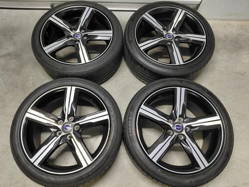 18 inch R-Design velgen met zomerbanden Volvo V60 S60 V70, Auto-onderdelen, Banden en Velgen, Banden en Velgen, Zomerbanden, 18 inch