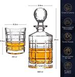 Whiskey karaf set 860ml GRATIS LEVERING, Verzamelen, Verzenden, Nieuw, Overige typen