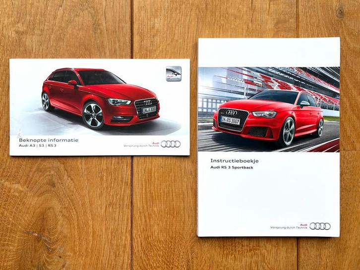 NL instructieboek Audi RS3 Sportback 2.5 TFSI origineel Audi, Auto diversen, Handleidingen en Instructieboekjes, Ophalen of Verzenden