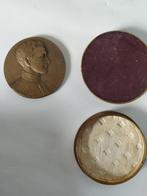 MEDAILLE EN BRONZE LEOPLOD 3 FNI 1936, Timbres & Monnaies, Bronze, Enlèvement