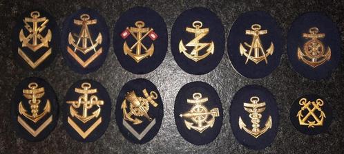 Kriegsmarine Duitse Marine metalen armkentekens WO2 NCO, Collections, Objets militaires | Seconde Guerre mondiale, Marine, Envoi