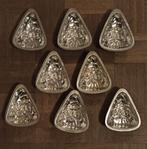 bakvorm kerstman 8 stuks 12*12*10*3,5cm, Ophalen of Verzenden, Gebruikt, Cupcakes, Bakvorm