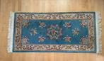Oosterse tapijt 210 cm x 92 cm , in goede staat, Ophalen, Blauw, 200 cm of meer, 50 tot 100 cm