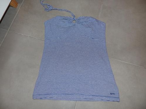 Top rayé bleu Esprit - taille M, Vêtements | Femmes, Tops, Comme neuf, Taille 38/40 (M), Bleu, Sans manches, Enlèvement ou Envoi