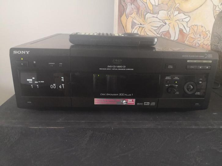 SONY 300 speler + 1 schijf (CD/DVD) - model DVP-CX860, Audio, Tv en Foto, Cd-spelers, Zo goed als nieuw, Sony, Wisselaar, Ophalen of Verzenden