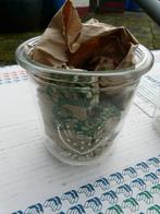 +/- 50 pots à confiture vintage en verre, Koken: confituur maken, Enlèvement, Utilisé