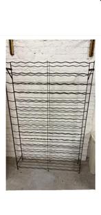 Vintage Metalen wijnrek 1x100 flessen vintage RIGIDEX wine, Ophalen of Verzenden, Metaal, 75 cm of meer, 25 flessen of meer