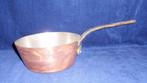 Zware rood koperen steelpan professioneel, Ophalen of Verzenden, Gebruikt, Overige materialen, Koekenpan of Braadpan