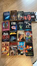 Lot de 17 livres sur des films très connu! indiana jones, ET, Livres, Enlèvement ou Envoi