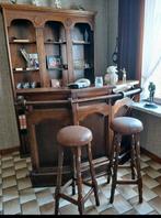Barmeubel met 2 barstoelen, Huis en Inrichting, Barren, Ophalen, Zo goed als nieuw, Inclusief barstoelen