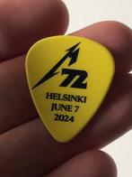 Metallica helsinki 2024 yellow Guitarpick Plectrum, Ophalen of Verzenden, Zo goed als nieuw