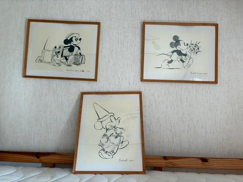 Vintage Disney-kaders – Mickey Mouse Collectie, Antiek en Kunst, Kunst | Tekeningen en Fotografie, Ophalen of Verzenden