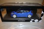 1:18 Minichamps Ford fiesta RS WRC blauw. limited edition., Hobby en Vrije tijd, Modelauto's | 1:18, Ophalen, Nieuw, Auto, MiniChamps