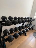 Life max dumbells met rek, Sport en Fitness, Ophalen, Zo goed als nieuw