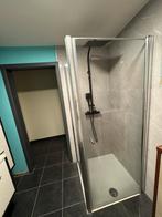 Douchebak met 2 glazen wanden, Huis en Inrichting, Ophalen, Gebruikt
