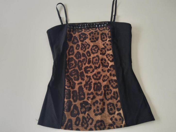 Topje T.E., Kleding | Dames, Topjes, Zo goed als nieuw, Maat 38/40 (M), Zwart, Ophalen of Verzenden