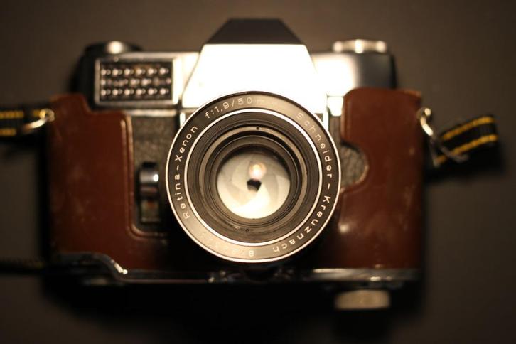 Kodak Retina Reflex III, Audio, Tv en Foto, Fotocamera's Analoog, Gebruikt, Spiegelreflex, Kodak, Ophalen