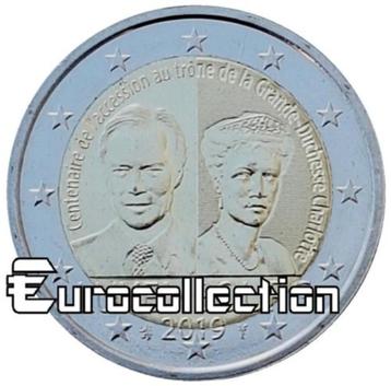 2 euros commémoration LUXEMBOURG 2019