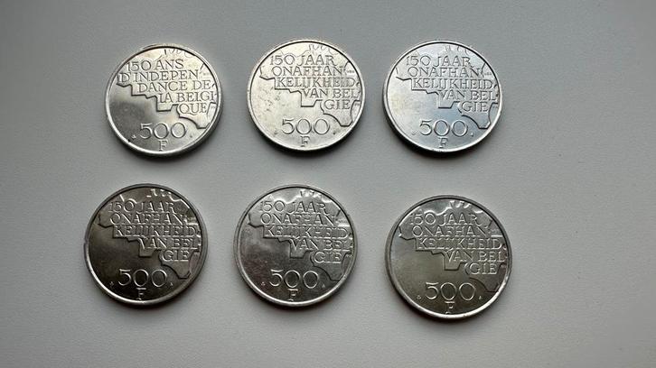 Août - 500 Fr. Indépendance de la Belgique, Timbres & Monnaies, Monnaies | Europe | Monnaies euro, Belgique, Argent, Enlèvement ou Envoi