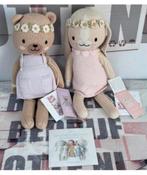 Cuddle + kind Hannah The Bunny Blush 20” & Olivia honey Bear, Verzamelen, Poppen, Ophalen of Verzenden, Nieuw