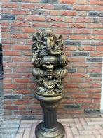 Ganesha sur socle, Jardin & Terrasse, Statues de jardin, Animal, Enlèvement, Béton, Neuf