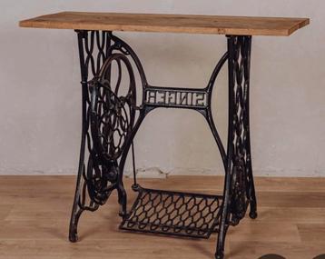 Singer Lot 2 Pieds table fer forgé, Enlèvement, Utilisé